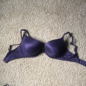 Victoria’s Secret deep purple bra